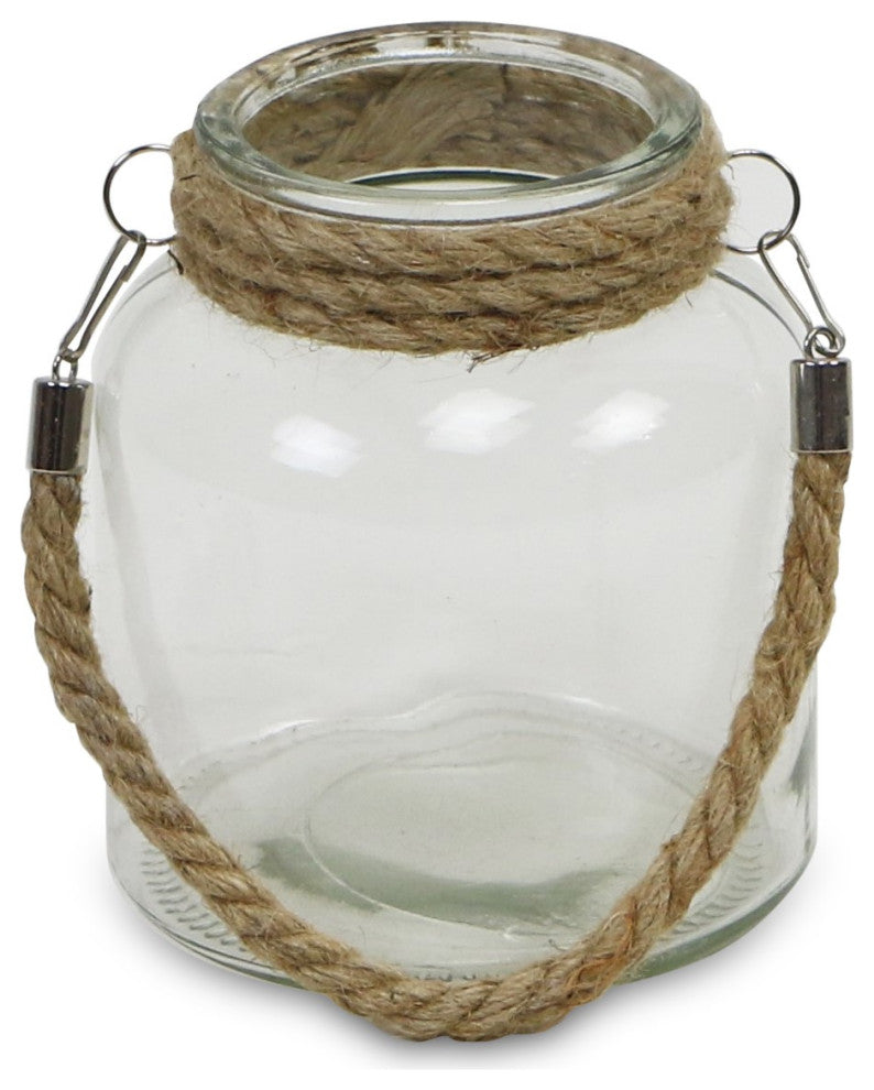 Playa Rope Glass Jar