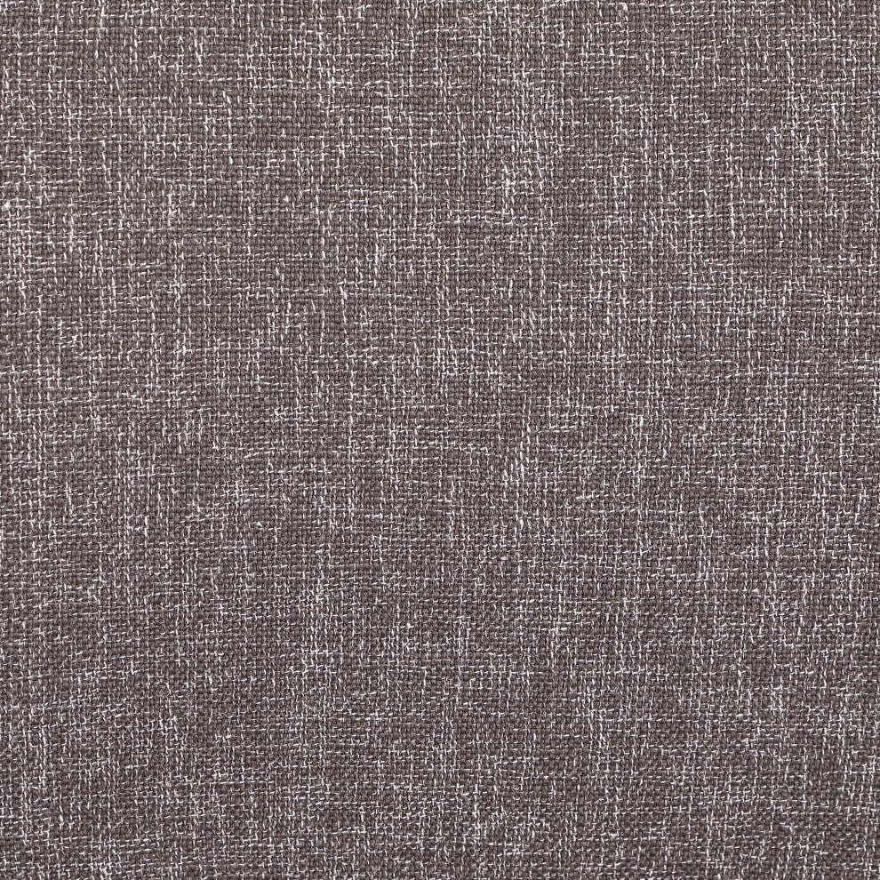 Valentina Linen Textured Fabric Upholstered Accent Swivel Chair, Brown