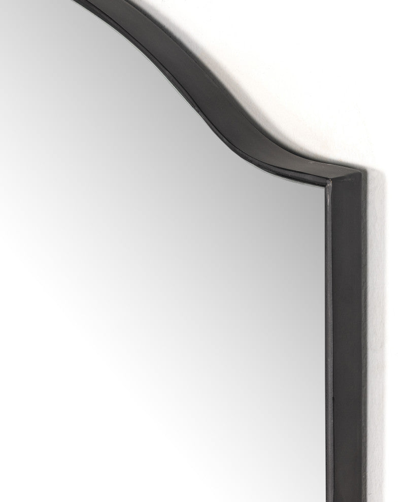Jacques Small Mirror-Gunmetal