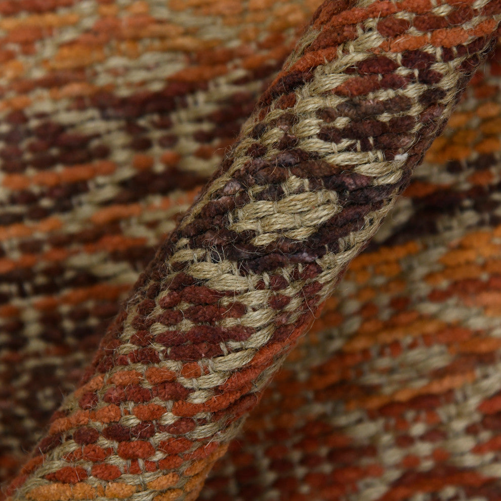 Zola Parquet Area Rug, Red, 5' x 8', Geometric