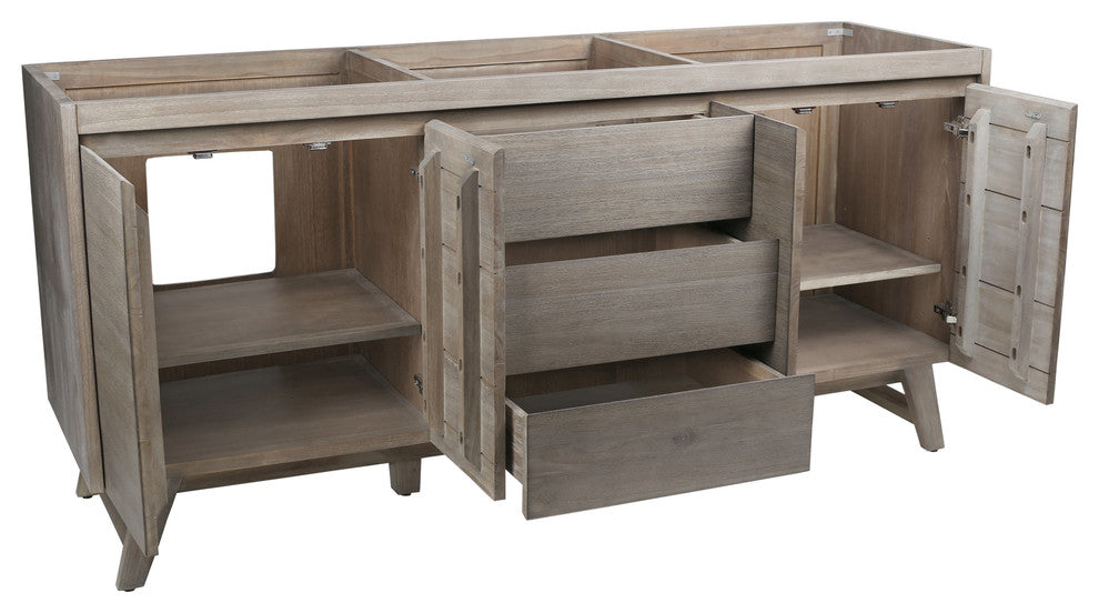 Avanity Coventry 72" Vanity Only, Gray Teak Finish