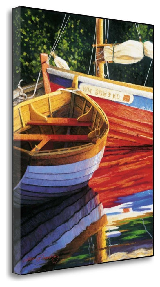 "Late Afternoon Reflections" By Luke J. Tornatzky, Giclee on Gallery Wrap Canvas