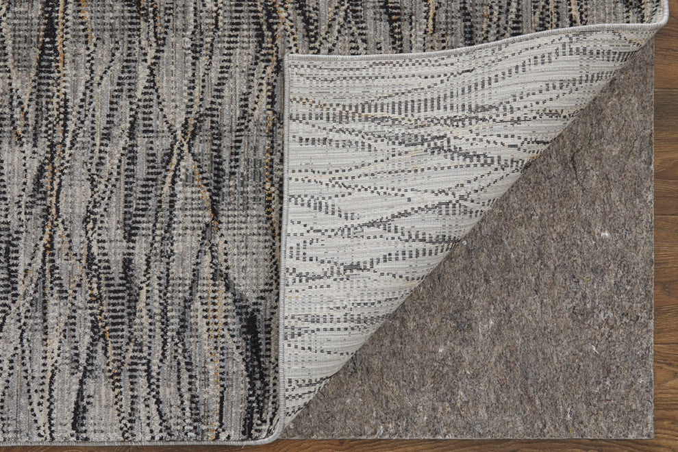 Maxin R39NX Modern/Casual/Industrial Runner, Gray/Charcoal, 2'6"x7'3"