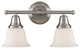 Elk Lighting 670212 Two Light Vanity Lamp Berwick Brushed Nickel