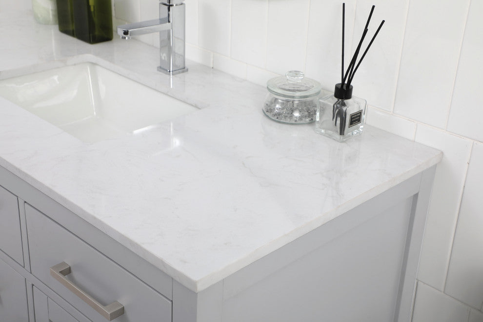 48" Single Bathroom Vanity, Grey