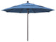 11' Fiberglass Umbrella Bronze, Olefin, Frost Blue, 11'