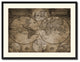 Johann Baptist Homann Vintage Sepia Map Canvas Print, 28"x37"