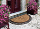 A1HC Handcrafted Elegant Half Round Rubber and Coir, Double Doormat, 30"x48"