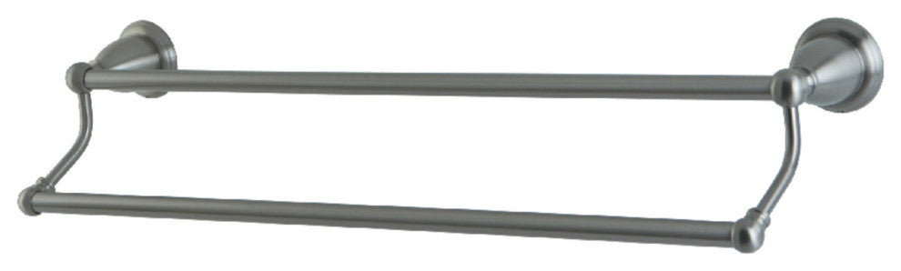 Kingston Brass 18" Dual Towel Bar, Brushed Nickel