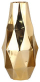 Ufton Angled Vase, Gold, 12.5"