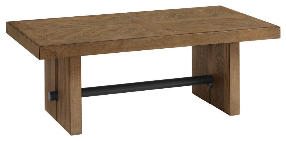 Landmark Cocktail Table, Weathered Oak