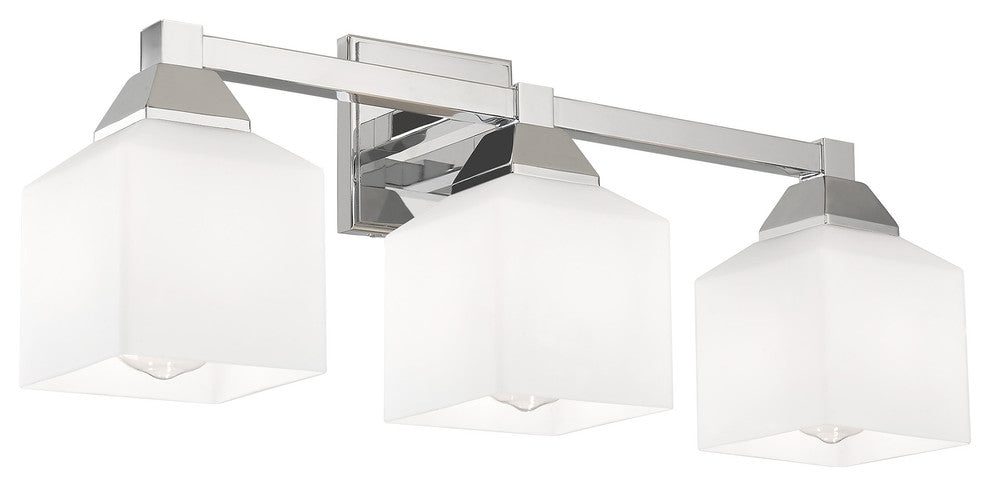 Livex Lighting Polished Chrome 3-Light Bath Vanity