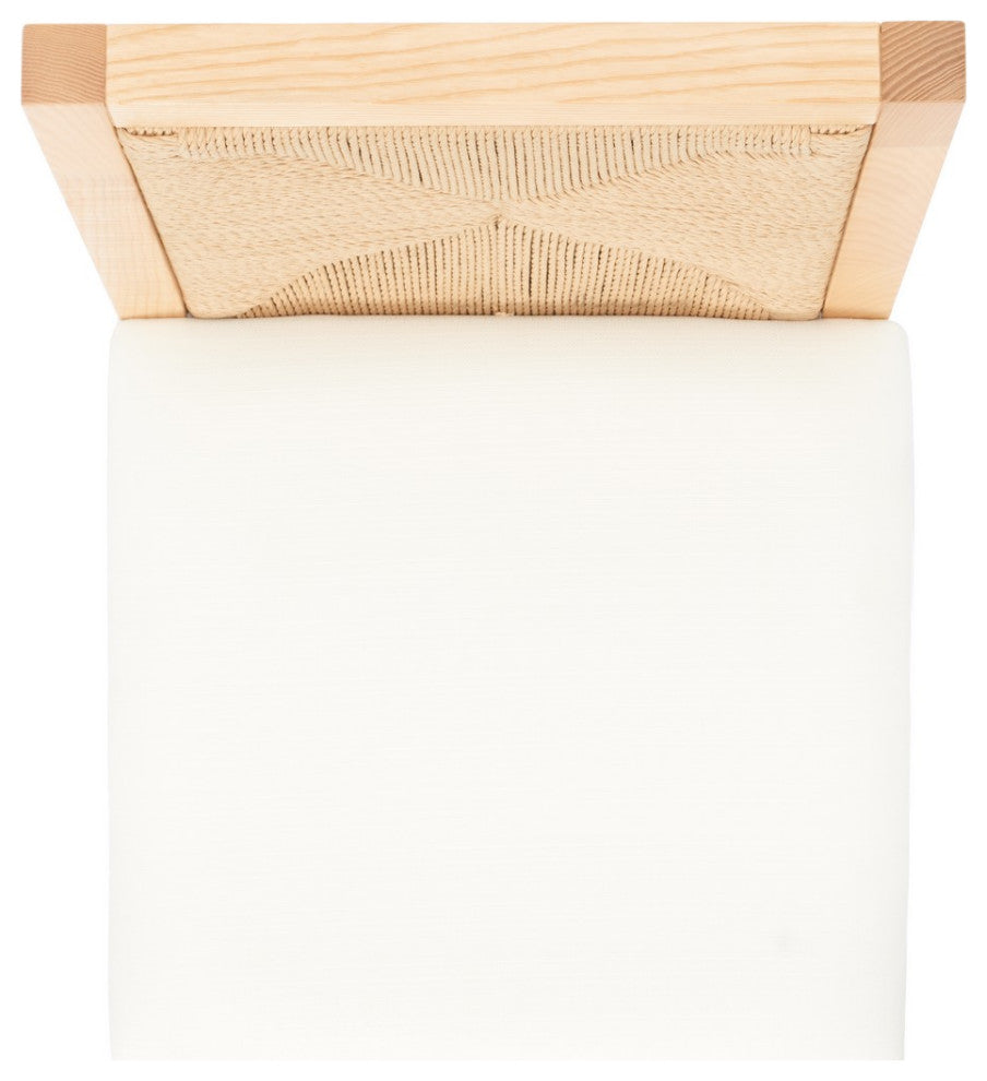 Safavieh Couture Emilio Woven Dining Chair, Natural