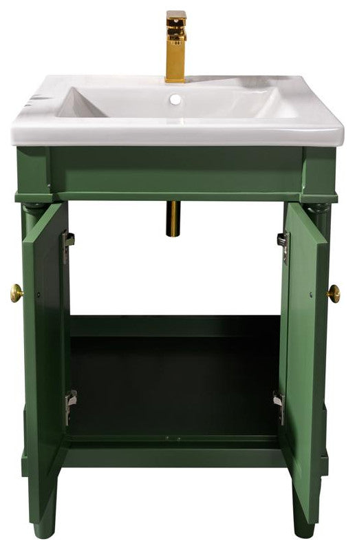 24" Vogue Green Sink Vanity