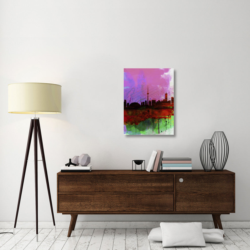 "Toronto Watercolor Skyline" Fine Art Print