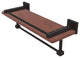 Montero 16" Wood Shelf with Gallery Rail and Towel Bar, Oil Rubbed Bronze