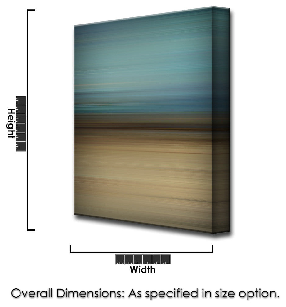 Ready2HangArt 'Blur Stripes XLVIII' Canvas Wall Art, 40 in. Highx30 in. Wide