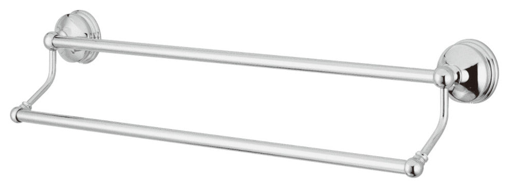 Kingston Brass 18" Dual Towel Bar, Polished Chrome