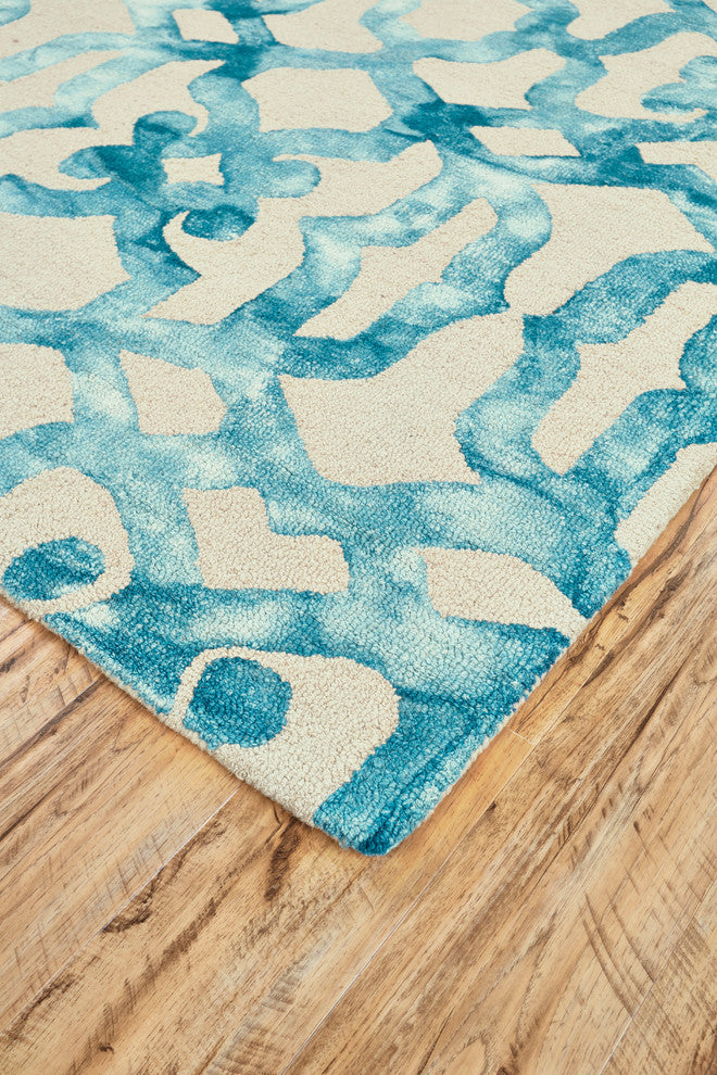 Weave & Wander Marengo Rug, Ocean, 2'x3'