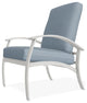 Belle Isle Cushion Deep Seating Outdoor Armchair, Canvas Haze/Snow