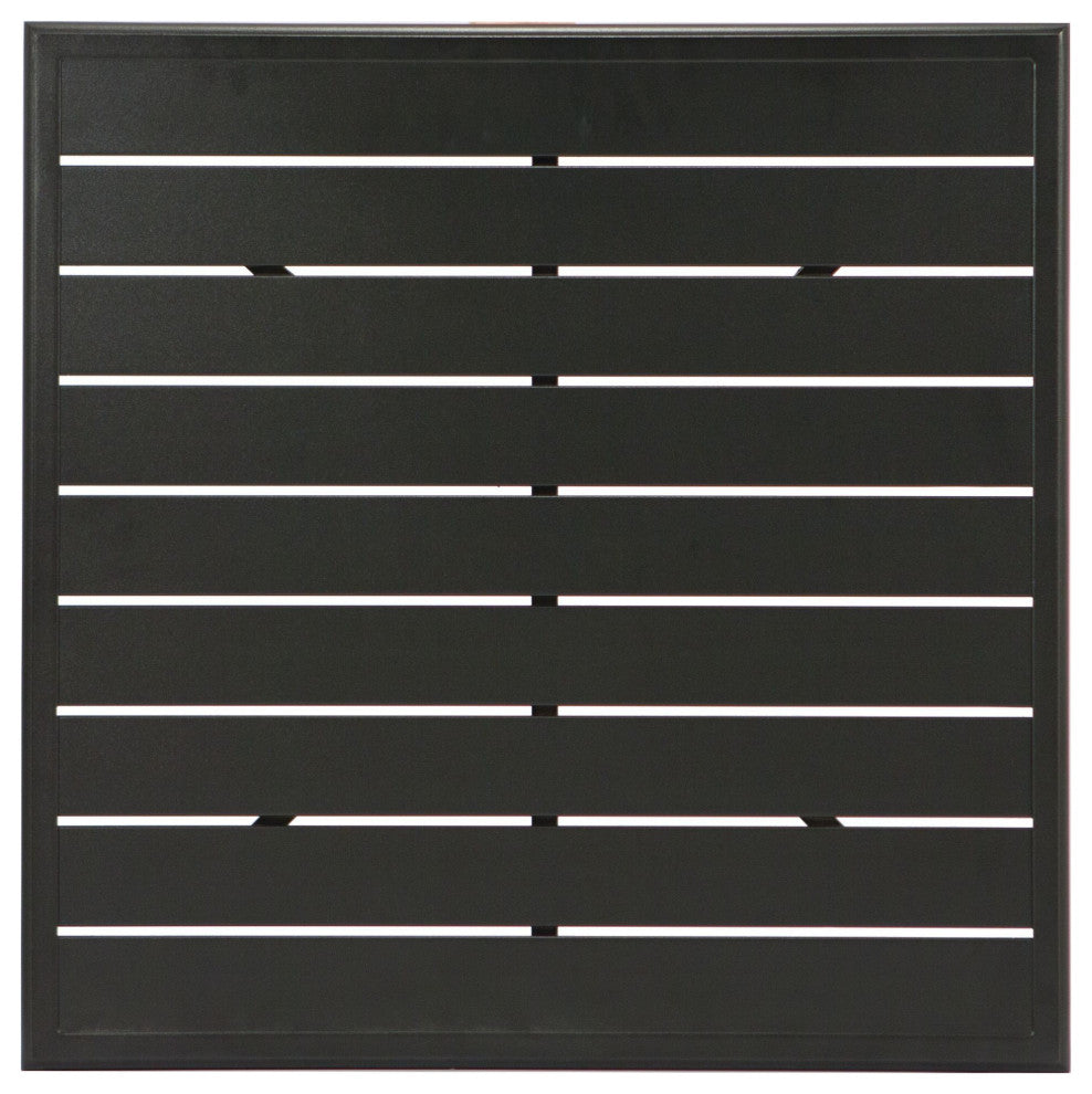 Slat 24" Square Top, Bronze