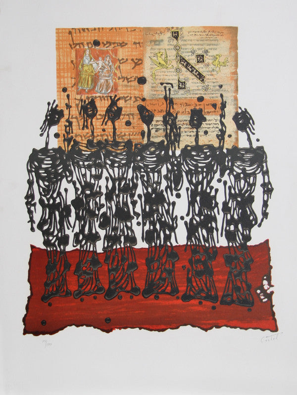 Moshe Elazar Castel "El Ritual" Lithograph