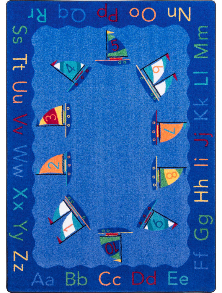 Smooth Sailing 7'8" X 10'9" Area Rug, Color Multi
