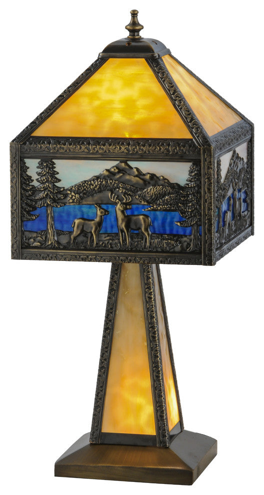 21H Deer Lodge Lighted Base Table Lamp
