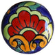 Round Rainbow Talavera Ceramic Drawer Knob