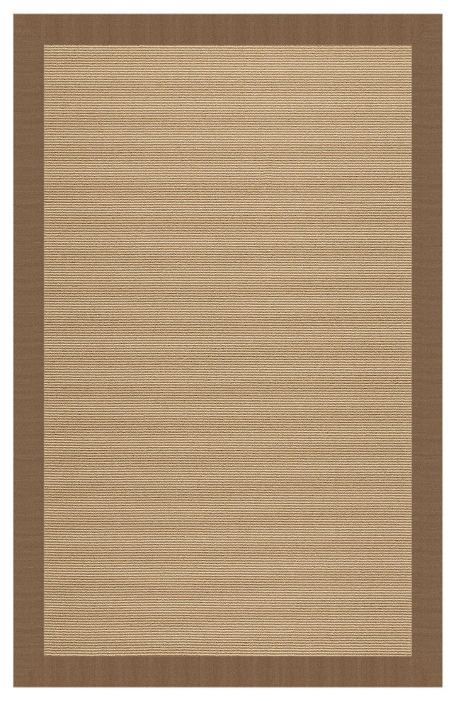 Zoe-Sisal Machine Tufted Rectangle Rug, Cafe, 8'x10'