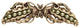 Pearly Peapod Pull Antique Brass, Antique Brass