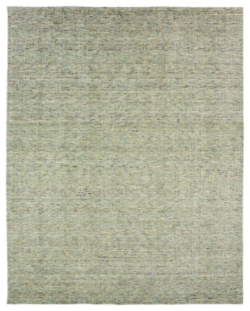 Terra Handmade Mineral Green Area Rug, Green, 9'6" X 13'