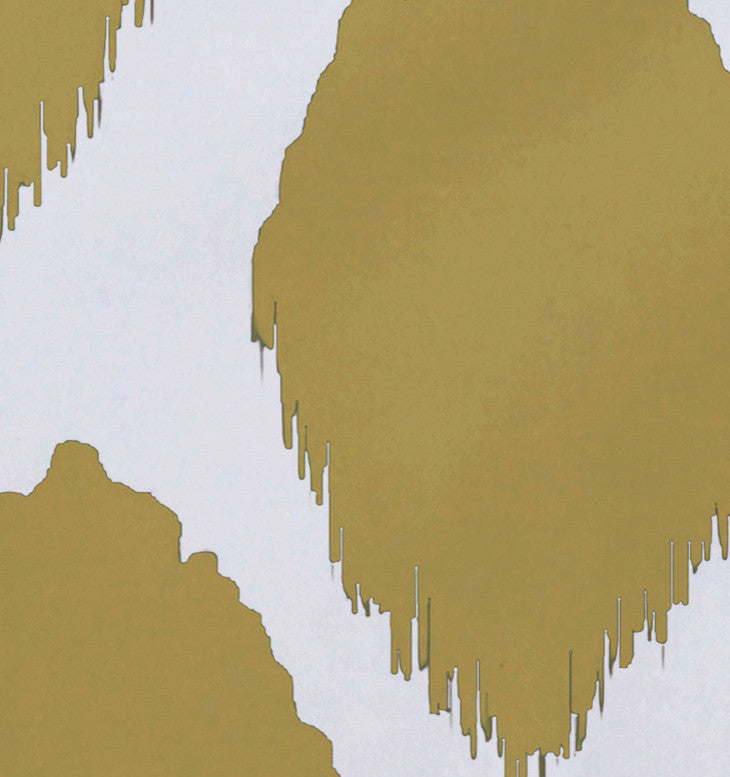 Geometric Decorative Placement, Yellow, Set of 4