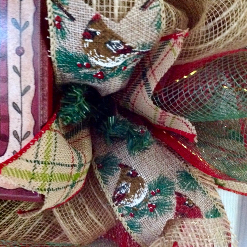 One Small Child The Greatest Gift Of All Christmas Deco Mesh Wreath Handmade