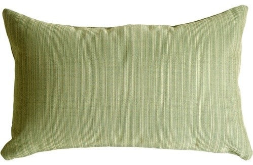 Pillow Decor - Sunbrella Dupione Laurel 12 x 20 Outdoor Throw Pillow