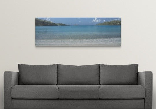 "Magens Bay St Thomas Virgin Islands" Canvas Art, 60"x20"x1.25"