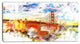 "Colorful San Francisco" Canvas Painting