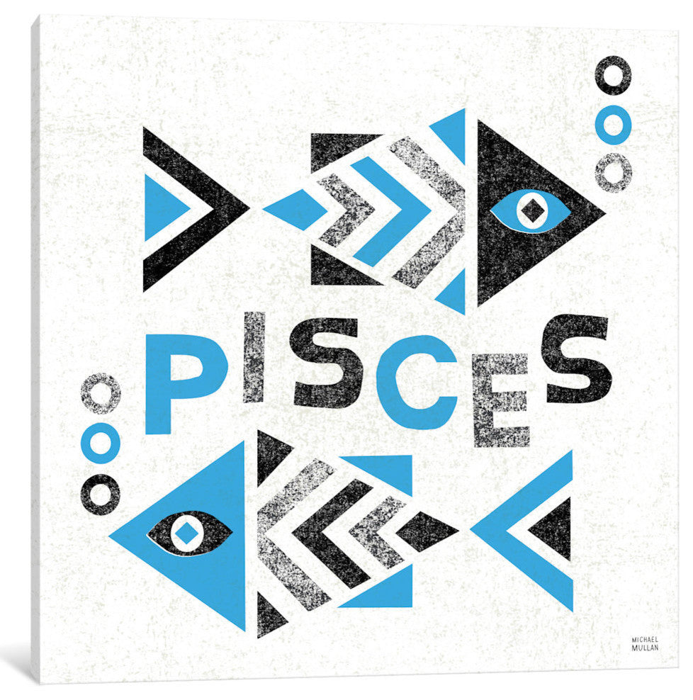 "Zodiac Pisces" by Michael Mullan, 12x12x1.5