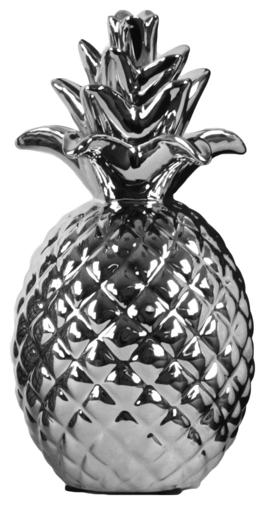 Ceramic Figurine, Coated Silver