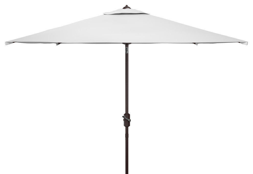 Safavieh Kamen 10 Ft Auto Tilt Umbrella, White