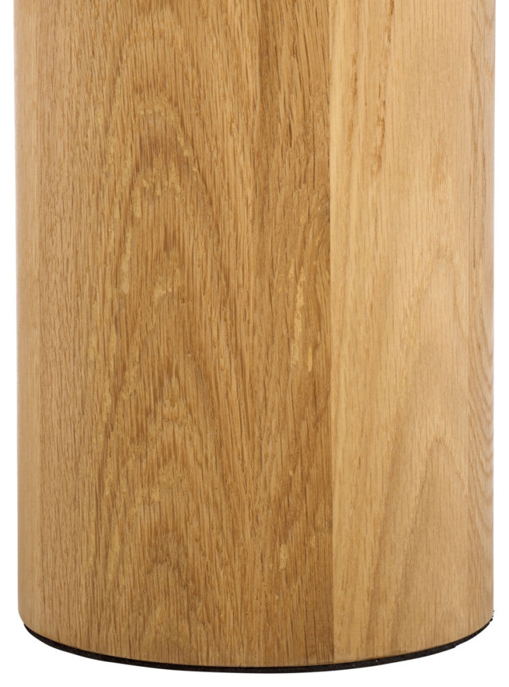 Safavieh Couture Madelynn Round Wood Accent Table, Natural