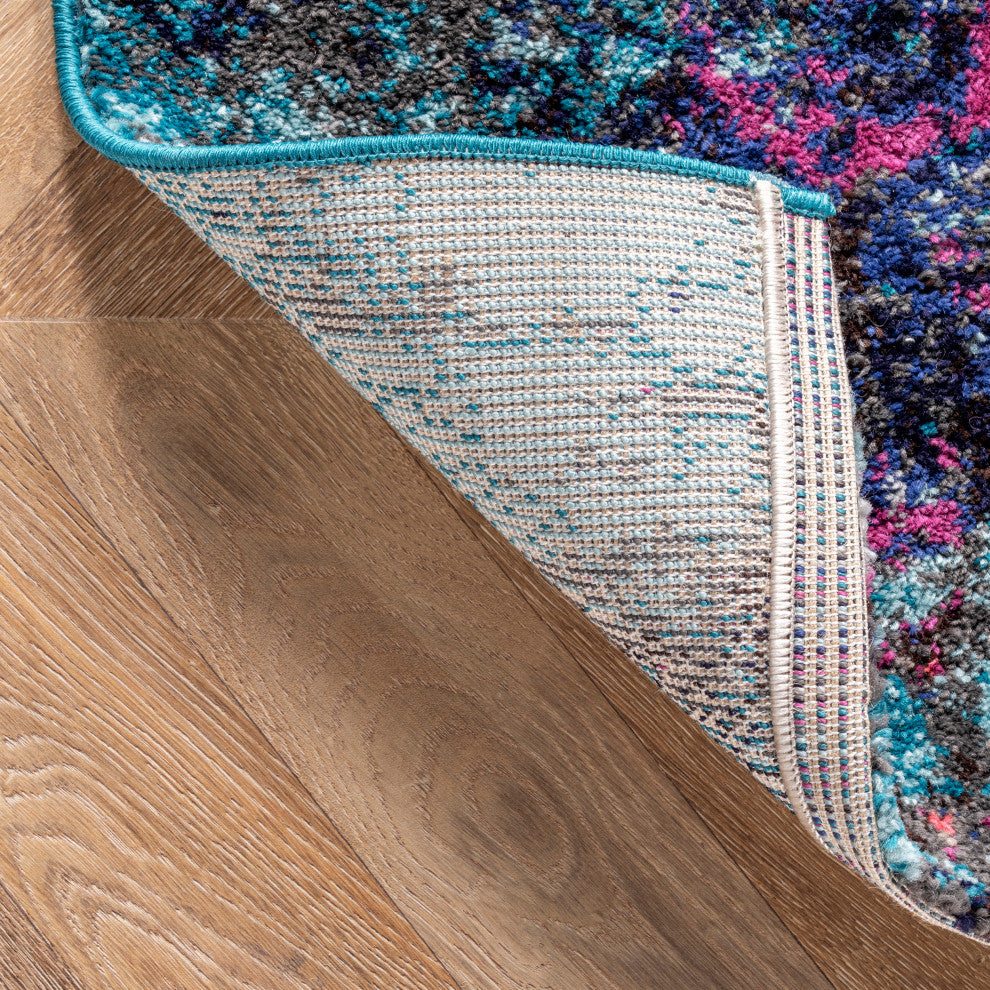 Nuloom Cloud Nebula Abstract Area Rug, Multicolor 4'1"x6'