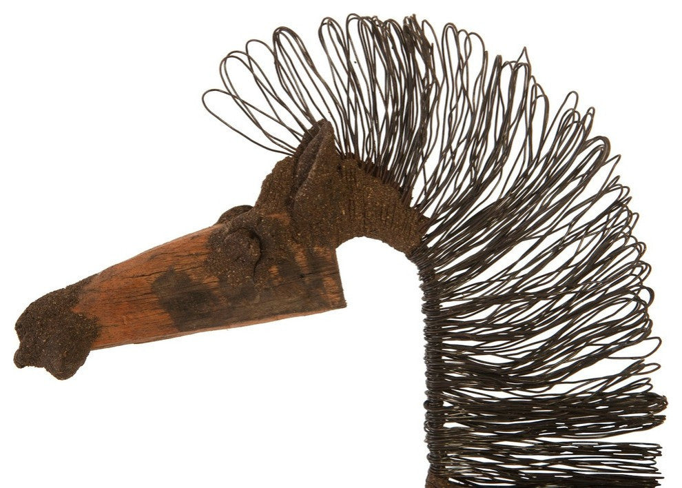 Wire Horse Sculpture, Small Body