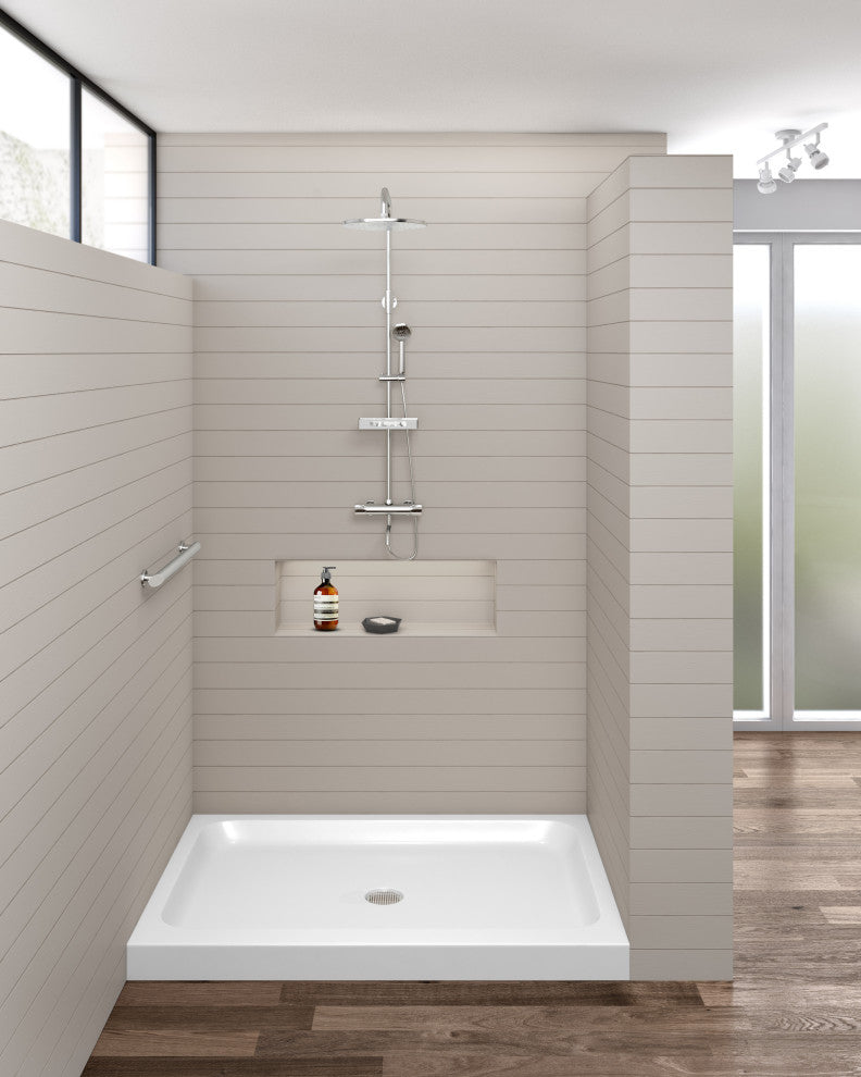 Fine Fixtures Single Threshold Shower Base, 60x32