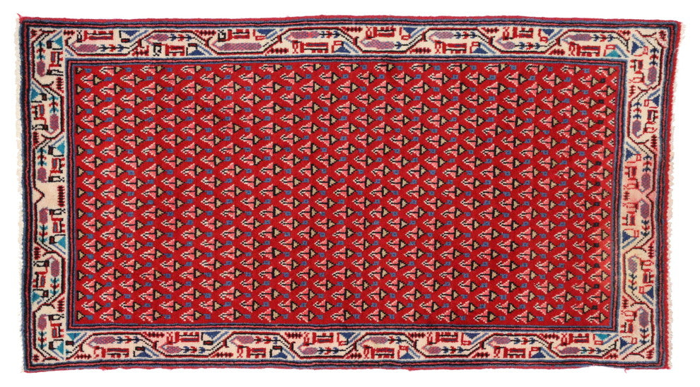Vintage Persian Hamadan Rug, 02'02 X 04'00