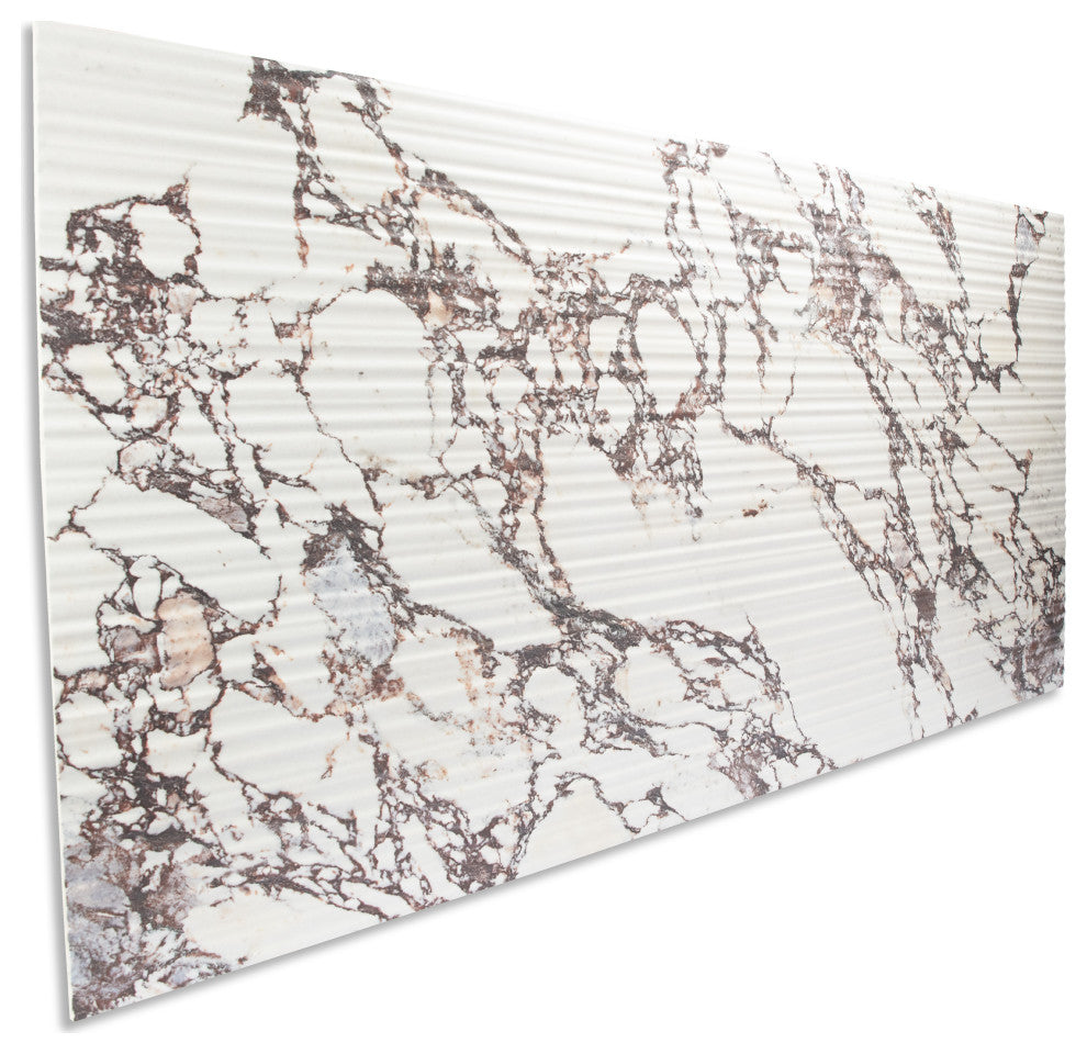 Touche Pleated Deco Rubis Porcelain Floor/Wall Tile