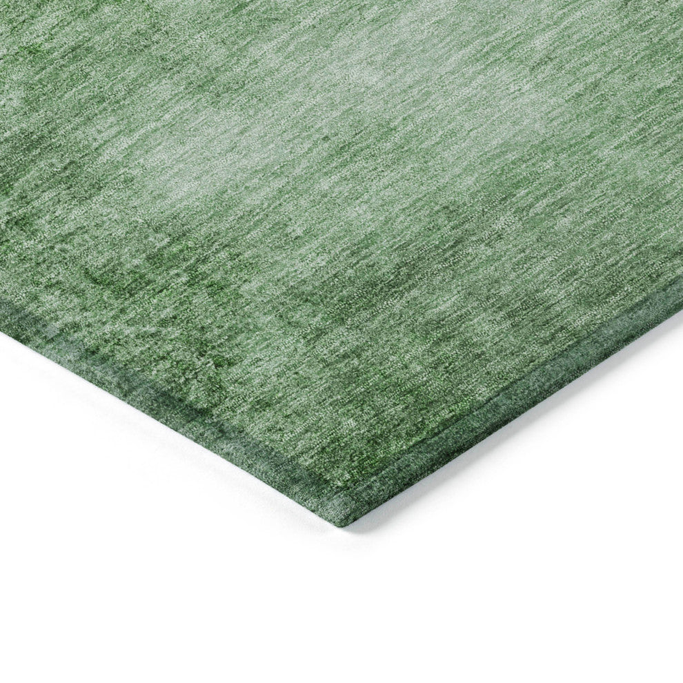 Machine Washable Indoor/Outdoor Chantille ACN1884 Green 8' x 10' Rug