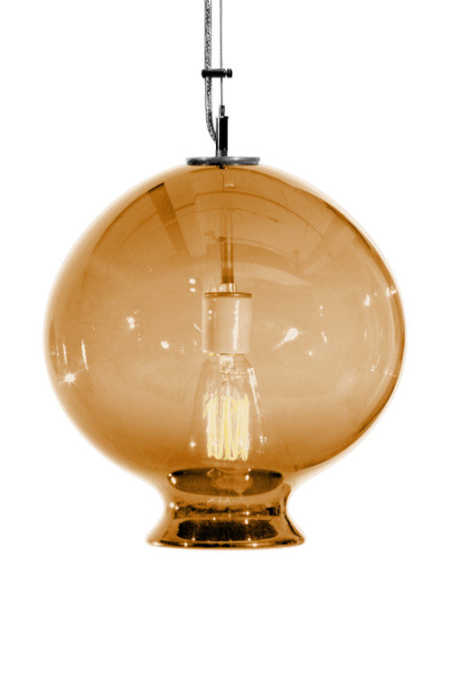 Venus Globe Pendant, Joe Ginsberg Collection, Amber