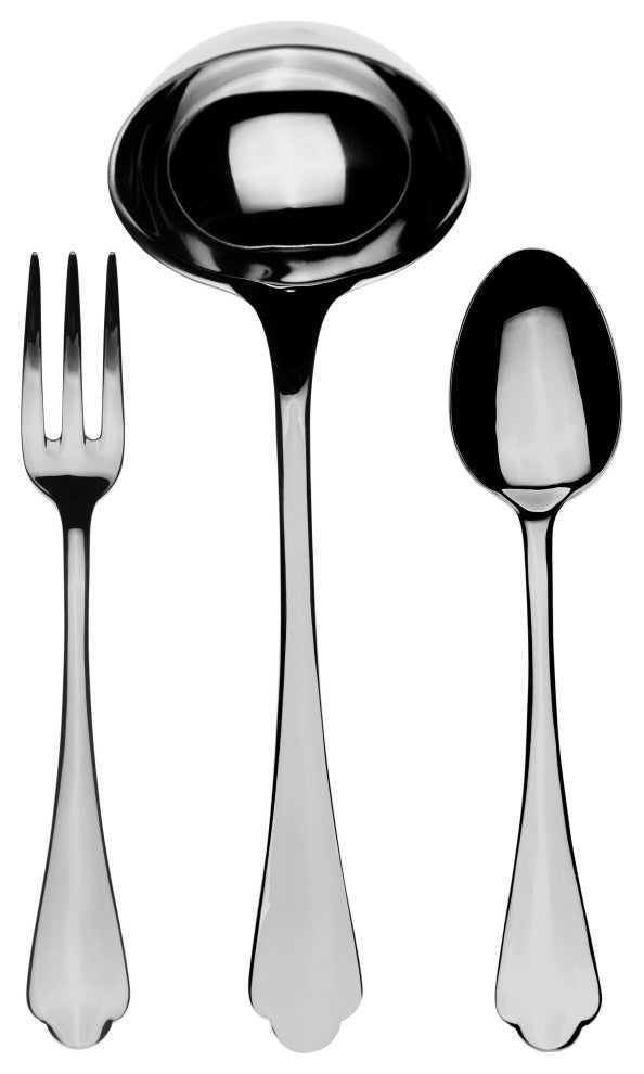 Dolce Vita Serving Set, Mirror, 3 Pcs.