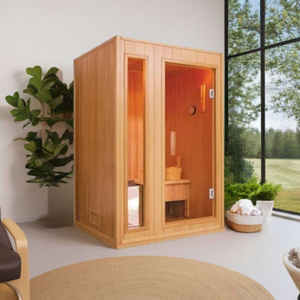 Baldwin 2-Person Traditional Hemlock Sauna